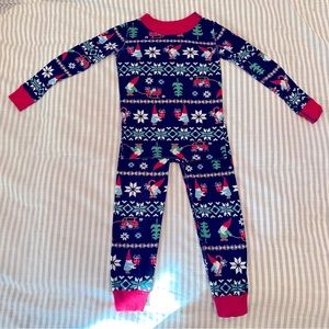 Christmas jammies with adorable gnomes! Hanna Andersson size 4 | Organic 🌲
